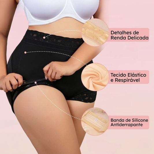 Cueca Modeladora de Cintura Subida
