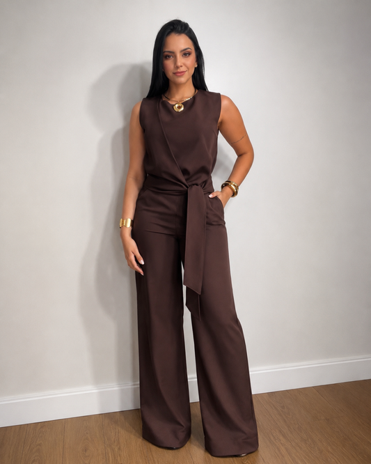 Conjunto Elegante de Duas Peças
