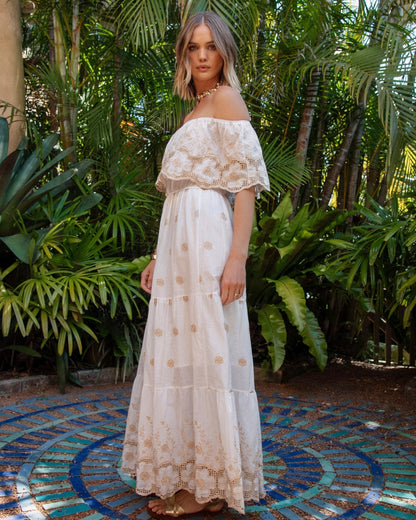 Vestido Festiva Roma White