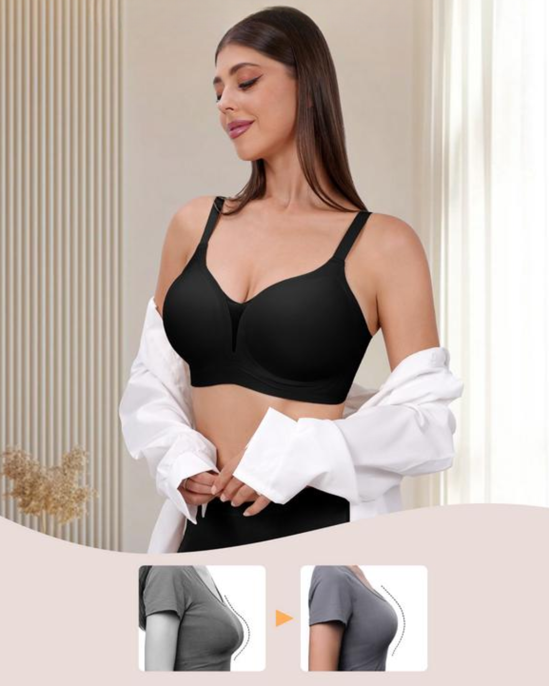 Soutien sem Aro com Decote em V (OFERTA 2X1)