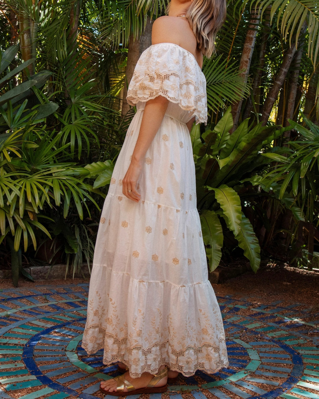 Vestido Festiva Roma White