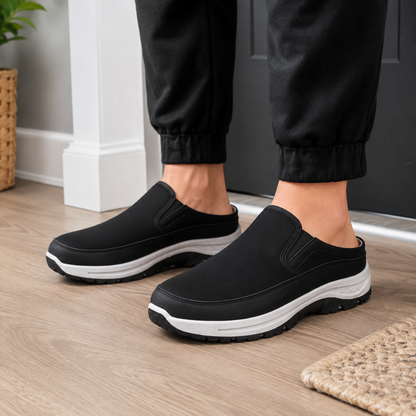 Mocassins desportivos com sola antiderrapante