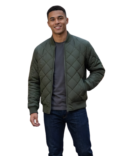 Casaco bomber acolchoado para homem