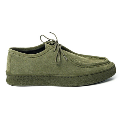 Sapatos Casuais Feitos à Mão em Pele de Camurça