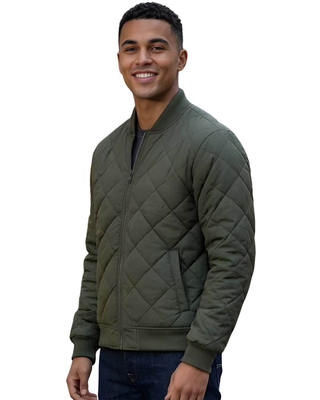 Casaco bomber acolchoado para homem