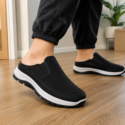 Mocassins desportivos com sola antiderrapante