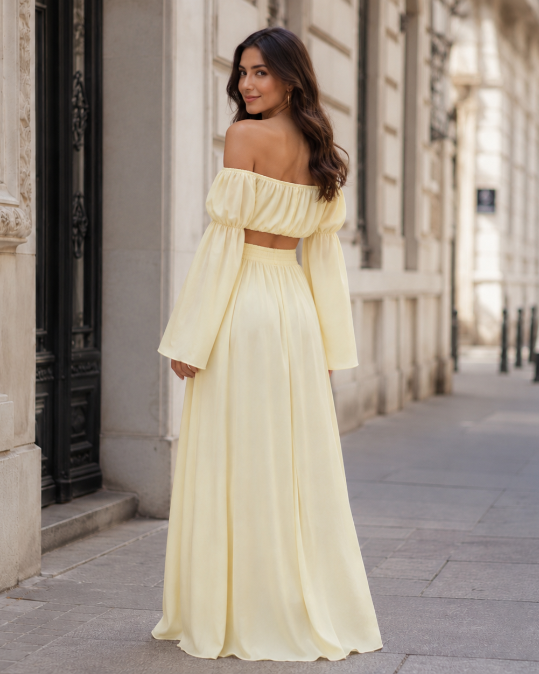 Conjunto Maxi de Saia com Abertura e Top