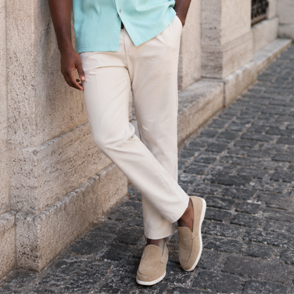 Mocassins casuais para homem com acabamento macio