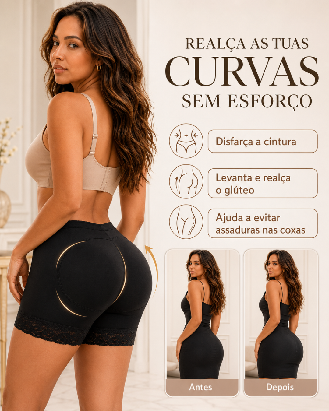 Calção Modelador com Enchimento