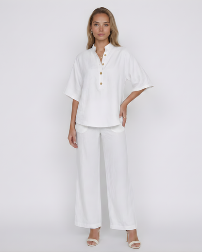 Conjunto de linho duas peças