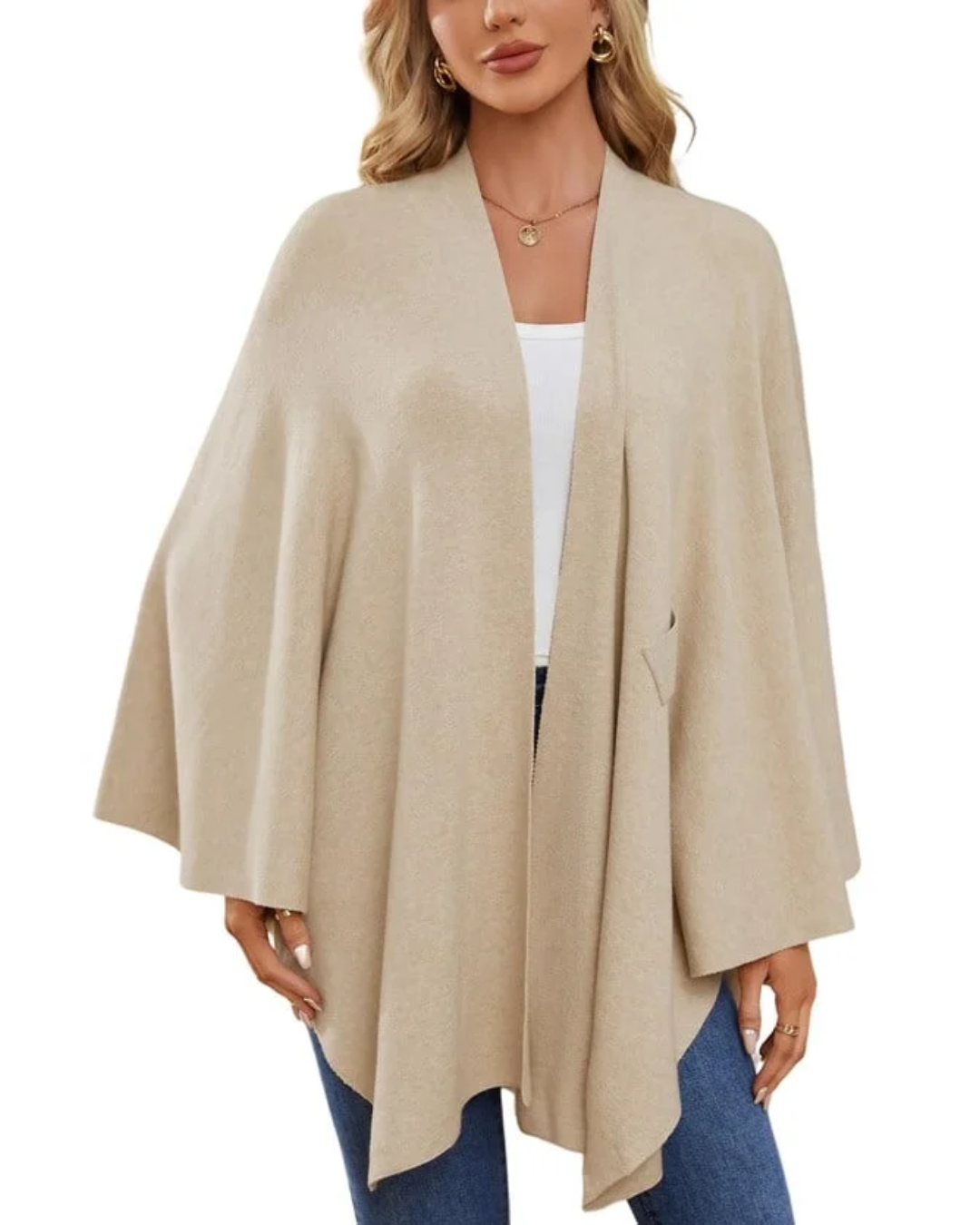 Poncho Elegante para Qualquer Ocasião