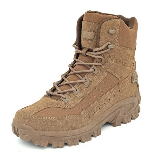 Botas Tácticas de Alto Desempenho com Design Robusto e Sola Exterior Antiderrapante para Homem