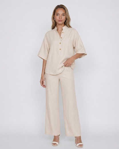 Conjunto de linho duas peças